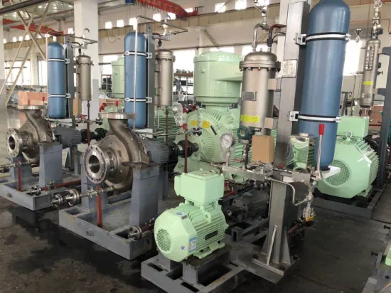 API610 Oh2 Horizontal Overhung Centerline Mounted Centrifugal Pumps Fan Cooling